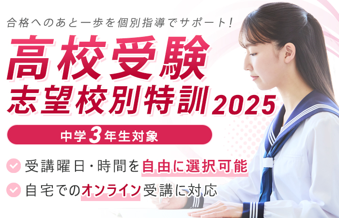 高校受験入試志望校別特訓2025